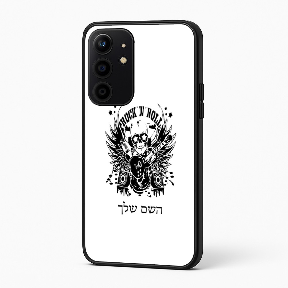 כיסוי בעיצוב אישי עם השם שלך לדגם - Realme 16 Pro+ 5G בעיצוב רוקנרול