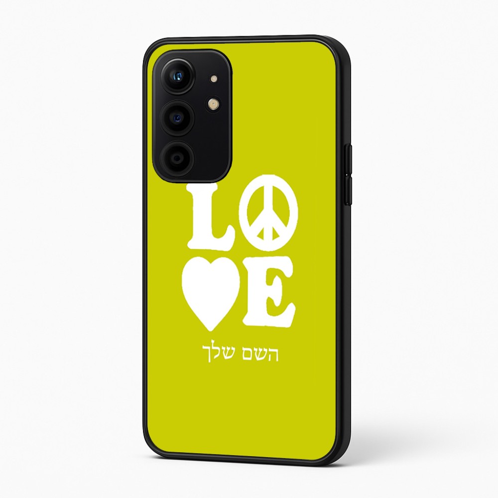 כיסוי בעיצוב אישי עם השם שלך לדגם - Realme 16 Pro+ 5G בעיצוב אהבה