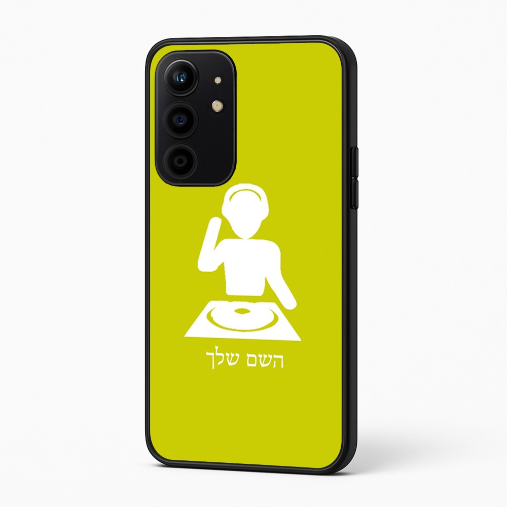 כיסוי בעיצוב אישי עם השם שלך לדגם - Realme 16 Pro+ 5G בעיצוב אזור מוזיקה של די ג'יי