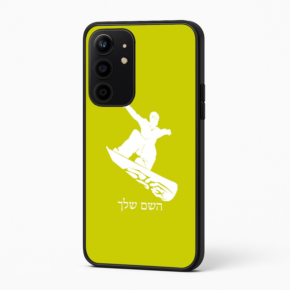 כיסוי בעיצוב אישי עם השם שלך לדגם - Realme 16 Pro+ 5G בעיצוב סנובורדיסט