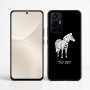 כיסוי בעיצוב אישי עם השם שלך לדגם - Realme 16 Pro+ 5G בעיצוב זברה