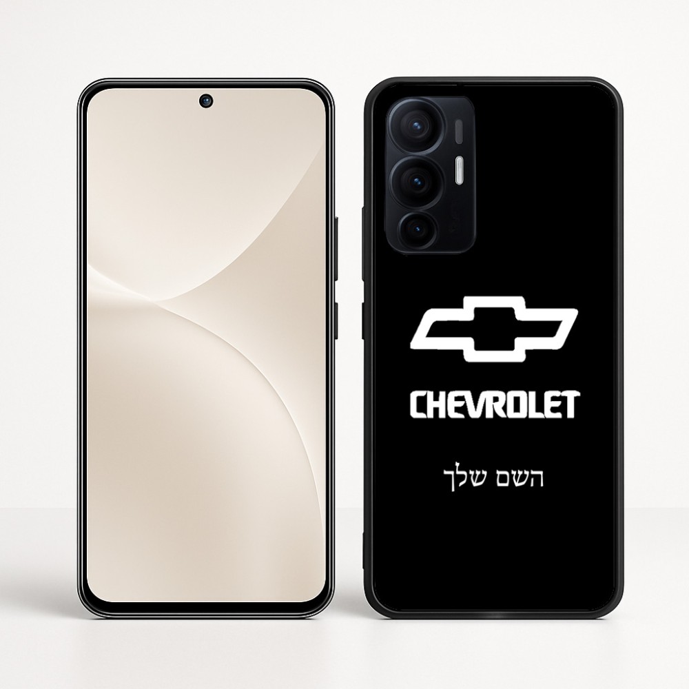 כיסוי בעיצוב אישי עם השם שלך לדגם - Realme 16 Pro+ 5G בעיצוב שברולט