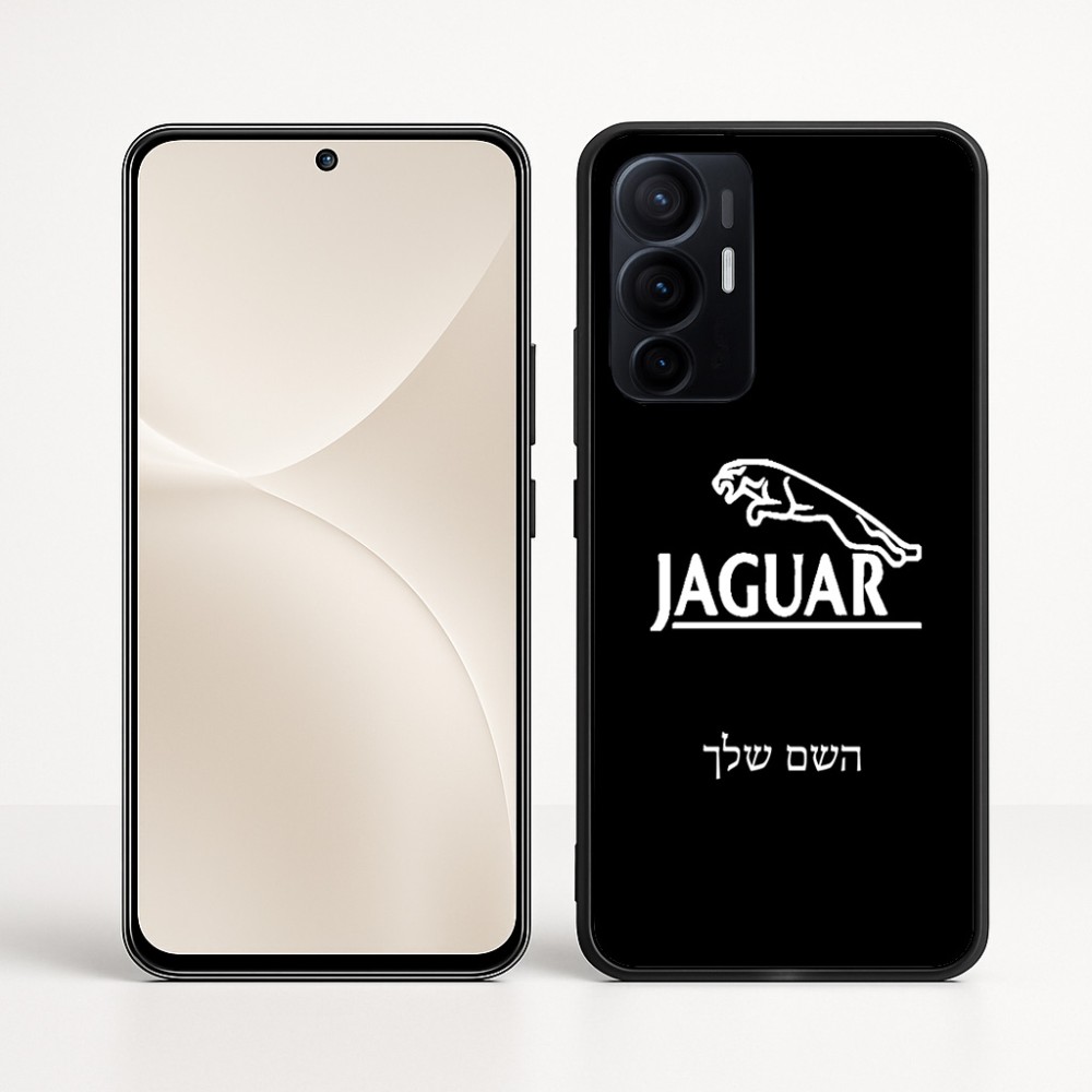 כיסוי בעיצוב אישי עם השם שלך לדגם - Realme 16 Pro+ 5G בעיצוב יגואר