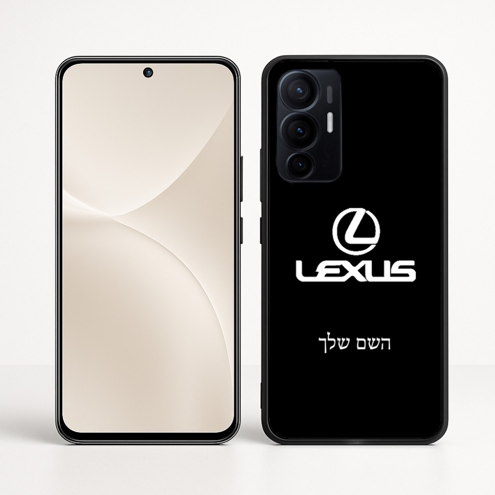 כיסוי בעיצוב אישי עם השם שלך לדגם - Realme 16 Pro+ 5G בעיצוב לקסוס