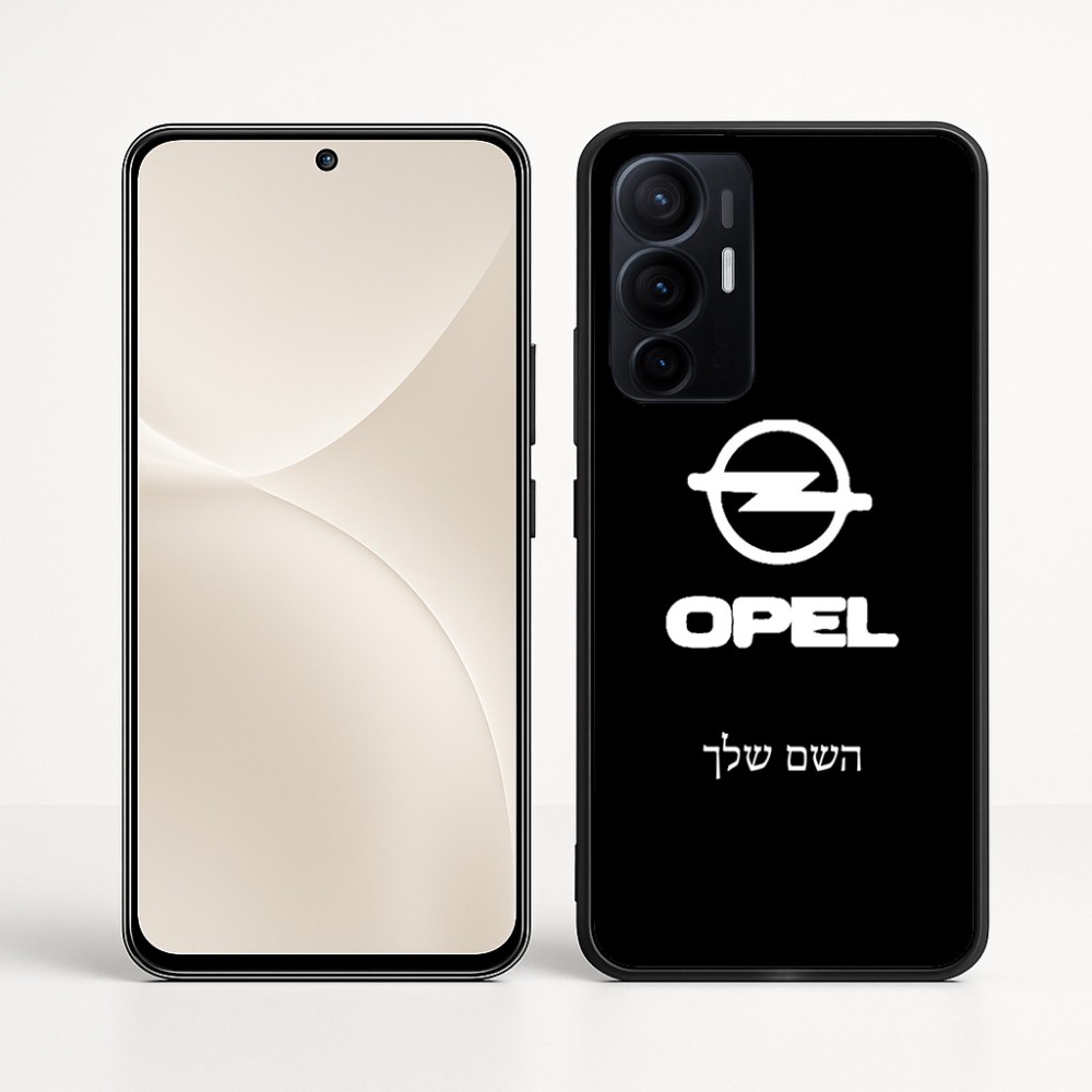 כיסוי בעיצוב אישי עם השם שלך לדגם - Realme 16 Pro+ 5G בעיצוב אופל