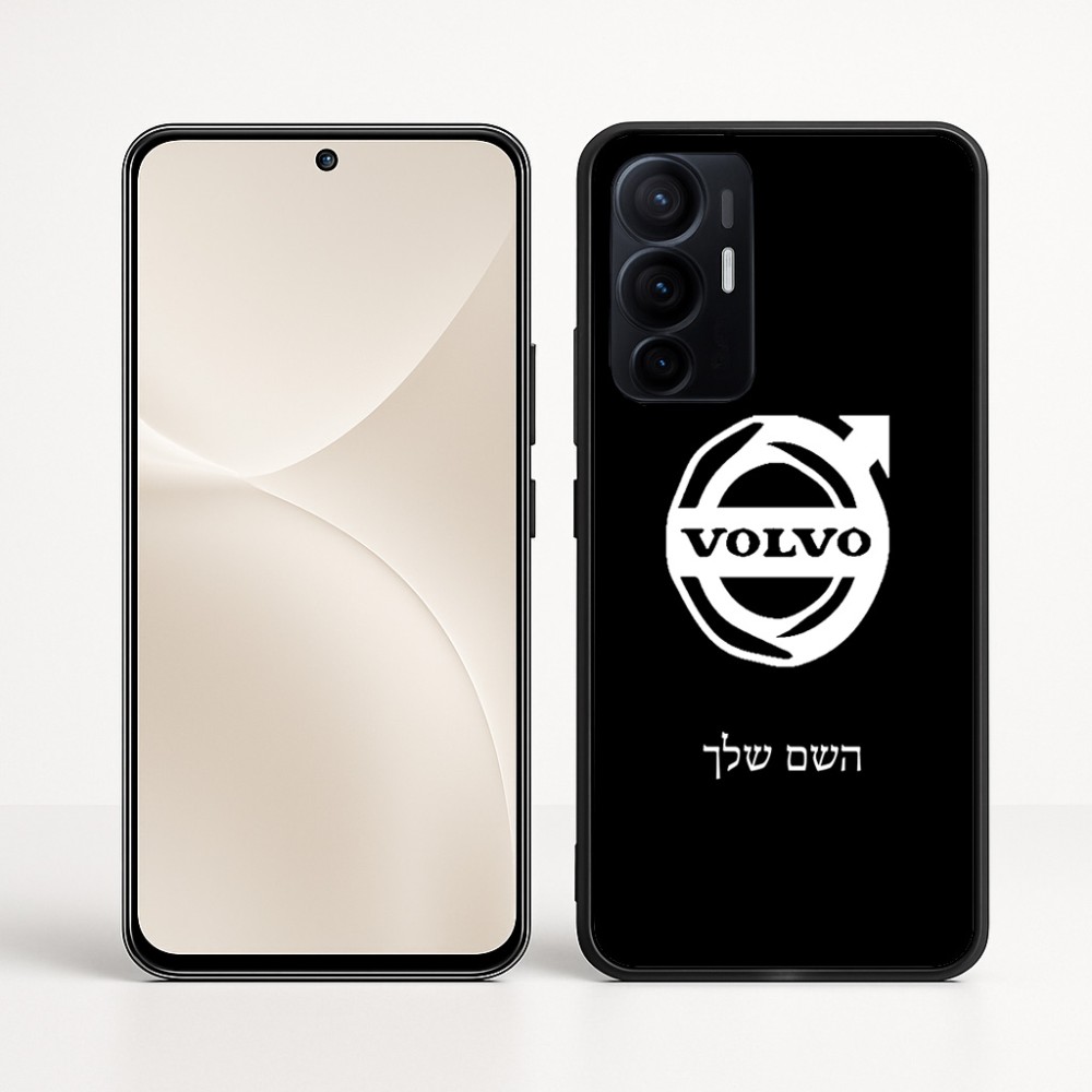 כיסוי בעיצוב אישי עם השם שלך לדגם - Realme 16 Pro+ 5G בעיצוב וולוו