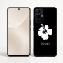 כיסוי בעיצוב אישי עם השם שלך לדגם - Realme 16 Pro+ 5G בעיצוב פרח היביסקוס