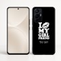 כיסוי בעיצוב אישי עם השם שלך לדגם - Realme 16 Pro+ 5G בעיצוב לנשק את החברה שלי