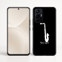 כיסוי בעיצוב אישי עם השם שלך לדגם - Realme 16 Pro+ 5G בעיצוב סקסופון