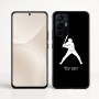 כיסוי בעיצוב אישי עם השם שלך לדגם - Realme 16 Pro+ 5G בעיצוב שחקן בייסבול