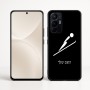 כיסוי בעיצוב אישי עם השם שלך לדגם - Realme 16 Pro+ 5G בעיצוב קפיצת סקי אולימפית