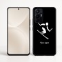 כיסוי בעיצוב אישי עם השם שלך לדגם - Realme 16 Pro+ 5G בעיצוב סקי אולימפי