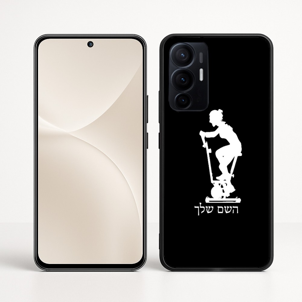 כיסוי בעיצוב אישי עם השם שלך לדגם - Realme 16 Pro+ 5G בעיצוב אימון ספינינג - אישה