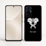 כיסוי בעיצוב אישי עם השם שלך לדגם - Realme 16 Pro+ 5G בעיצוב פרחי קרן