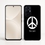 כיסוי בעיצוב אישי עם השם שלך לדגם - Realme 16 Pro+ 5G בעיצוב סמל השלום