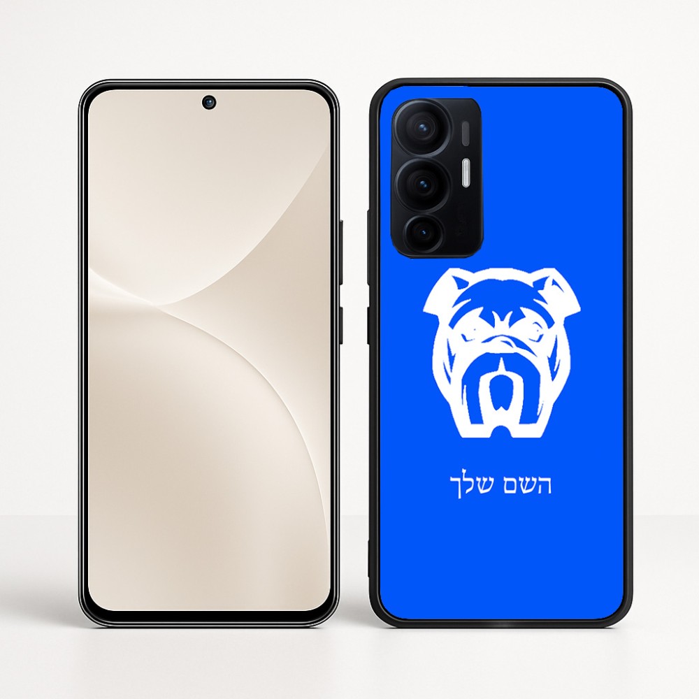 כיסוי בעיצוב אישי עם השם שלך לדגם - Realme 16 Pro+ 5G בעיצוב פרצוף בולדוג