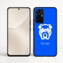 כיסוי בעיצוב אישי עם השם שלך לדגם - Realme 16 Pro+ 5G בעיצוב פרצוף בולדוג