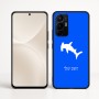 כיסוי בעיצוב אישי עם השם שלך לדגם - Realme 16 Pro+ 5G בעיצוב כריש ראש פטיש
