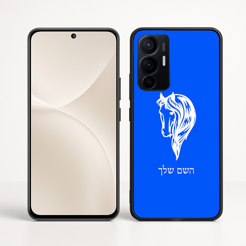 כיסוי בעיצוב אישי עם השם שלך לדגם - Realme 16 Pro+ 5G בעיצוב ראש סוס