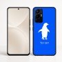כיסוי בעיצוב אישי עם השם שלך לדגם - Realme 16 Pro+ 5G בעיצוב פינגווין