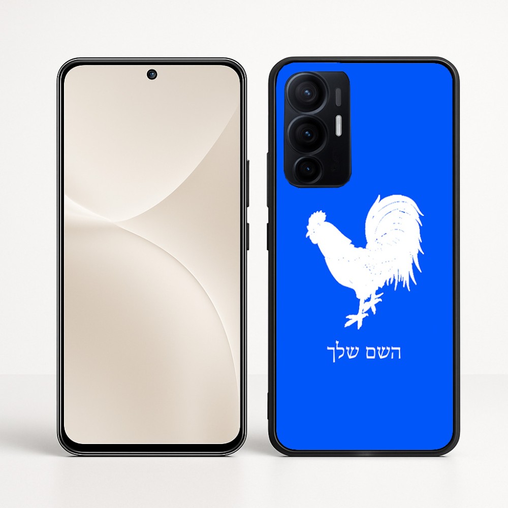 כיסוי בעיצוב אישי עם השם שלך לדגם - Realme 16 Pro+ 5G בעיצוב תרנגול