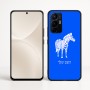 כיסוי בעיצוב אישי עם השם שלך לדגם - Realme 16 Pro+ 5G בעיצוב זברה
