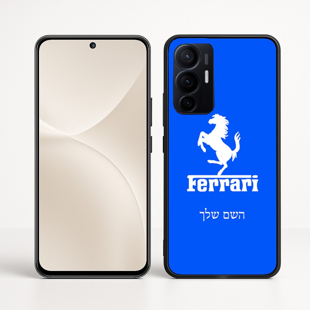 כיסוי בעיצוב אישי עם השם שלך לדגם - Realme 16 Pro+ 5G בעיצוב פרארי