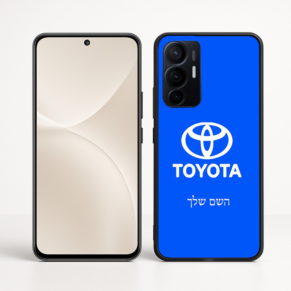 כיסוי בעיצוב אישי עם השם שלך לדגם - Realme 16 Pro+ 5G בעיצוב טויוטה
