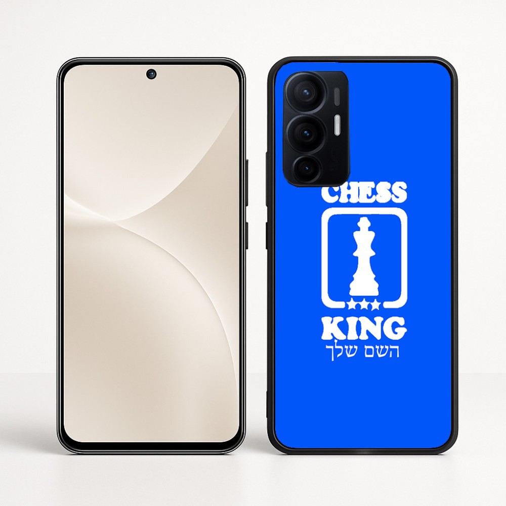 כיסוי בעיצוב אישי עם השם שלך לדגם - Realme 16 Pro+ 5G בעיצוב שחמט