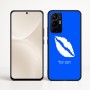 כיסוי בעיצוב אישי עם השם שלך לדגם - Realme 16 Pro+ 5G בעיצוב שפתיים - נשיקה