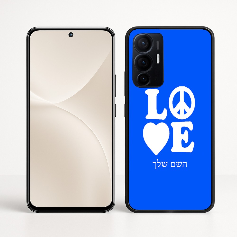 כיסוי בעיצוב אישי עם השם שלך לדגם - Realme 16 Pro+ 5G בעיצוב אהבה