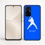 כיסוי בעיצוב אישי עם השם שלך לדגם - Realme 16 Pro+ 5G בעיצוב שחקן בייסבול