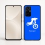 כיסוי בעיצוב אישי עם השם שלך לדגם - Realme 16 Pro+ 5G בעיצוב רוכב אופניים