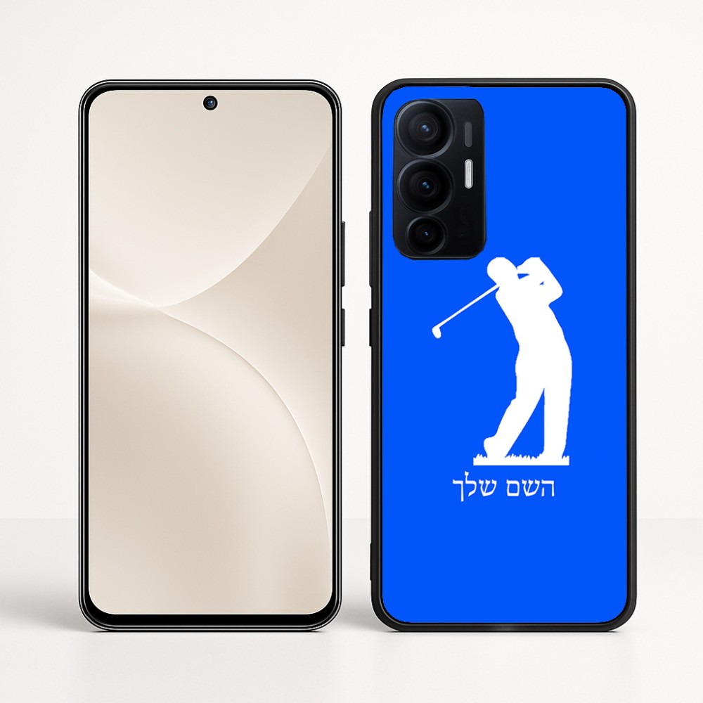 כיסוי בעיצוב אישי עם השם שלך לדגם - Realme 16 Pro+ 5G בעיצוב שחקן גולף
