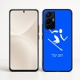 כיסוי בעיצוב אישי עם השם שלך לדגם - Realme 16 Pro+ 5G בעיצוב סקי אולימפי