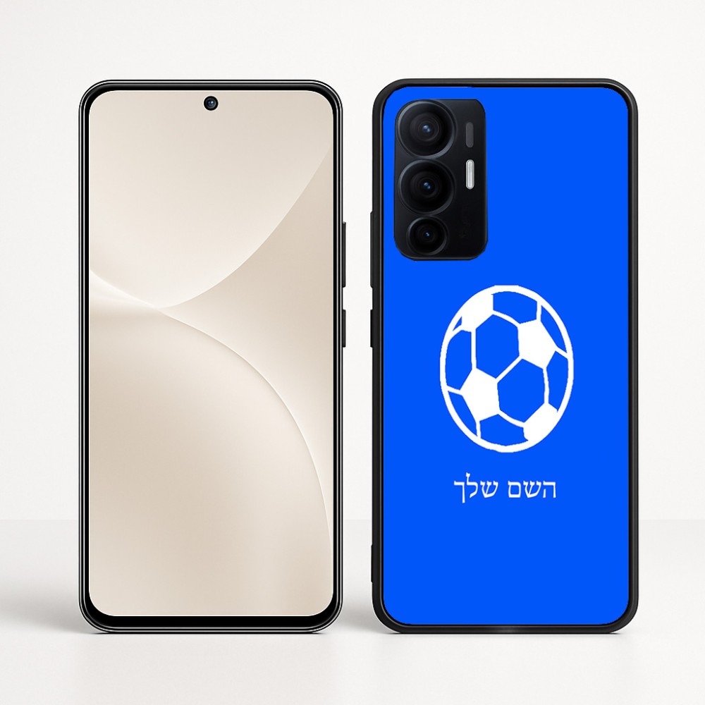 כיסוי בעיצוב אישי עם השם שלך לדגם - Realme 16 Pro+ 5G בעיצוב כדורגל כדור כדורגל