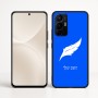 כיסוי בעיצוב אישי עם השם שלך לדגם - Realme 16 Pro+ 5G בעיצוב נוצת נוצה