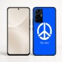 כיסוי בעיצוב אישי עם השם שלך לדגם - Realme 16 Pro+ 5G בעיצוב סמל השלום