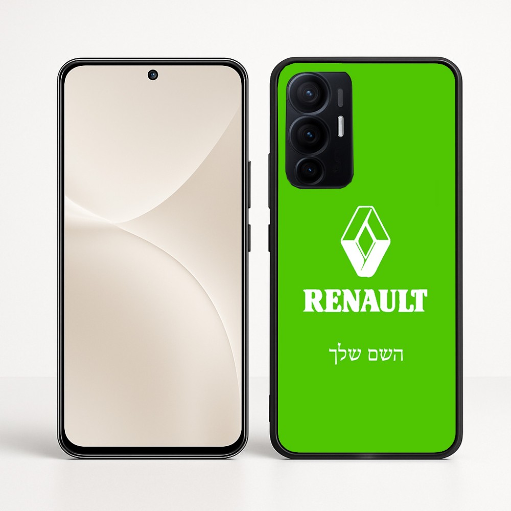 כיסוי בעיצוב אישי עם השם שלך לדגם - Realme 16 Pro+ 5G בעיצוב רנו