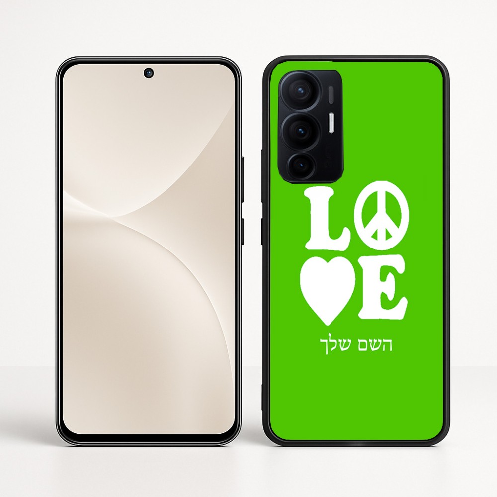 כיסוי בעיצוב אישי עם השם שלך לדגם - Realme 16 Pro+ 5G בעיצוב אהבה