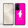 כיסוי בעיצוב אישי עם השם שלך לדגם - Realme 16 Pro+ 5G בעיצוב פינגווין