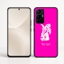 כיסוי בעיצוב אישי עם השם שלך לדגם - Realme 16 Pro+ 5G בעיצוב ארנב מחזיק גזר