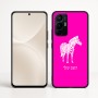 כיסוי בעיצוב אישי עם השם שלך לדגם - Realme 16 Pro+ 5G בעיצוב זברה