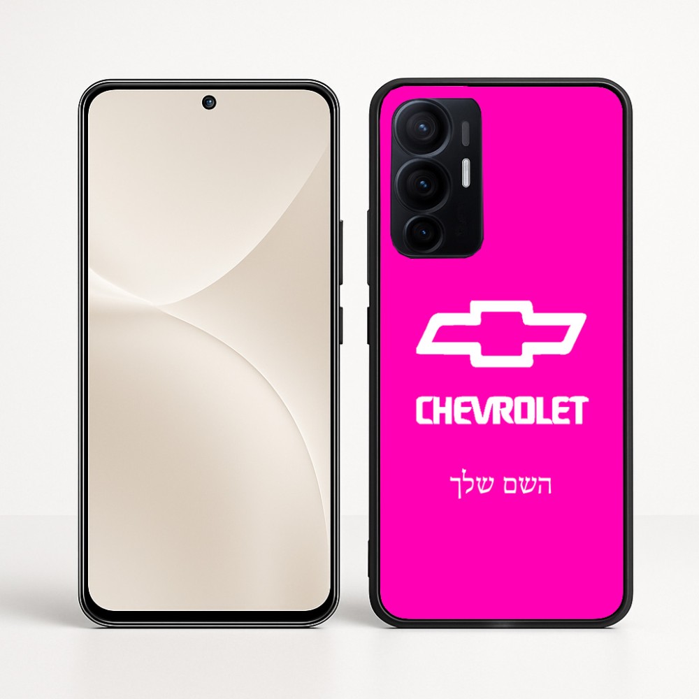 כיסוי בעיצוב אישי עם השם שלך לדגם - Realme 16 Pro+ 5G בעיצוב שברולט