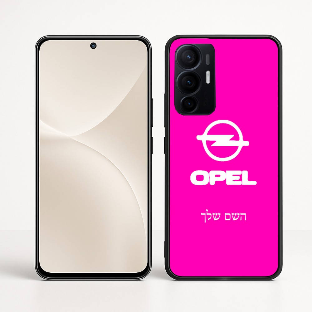 כיסוי בעיצוב אישי עם השם שלך לדגם - Realme 16 Pro+ 5G בעיצוב אופל