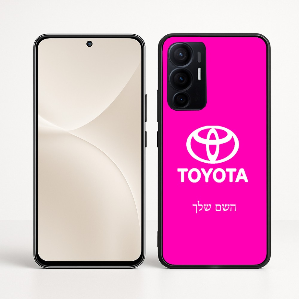 כיסוי בעיצוב אישי עם השם שלך לדגם - Realme 16 Pro+ 5G בעיצוב טויוטה