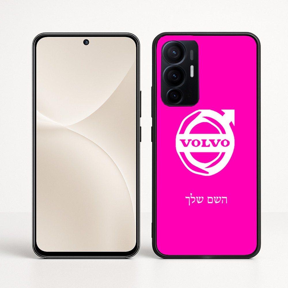 כיסוי בעיצוב אישי עם השם שלך לדגם - Realme 16 Pro+ 5G בעיצוב וולוו