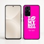 כיסוי בעיצוב אישי עם השם שלך לדגם - Realme 16 Pro+ 5G בעיצוב נשקי את חבר שלי