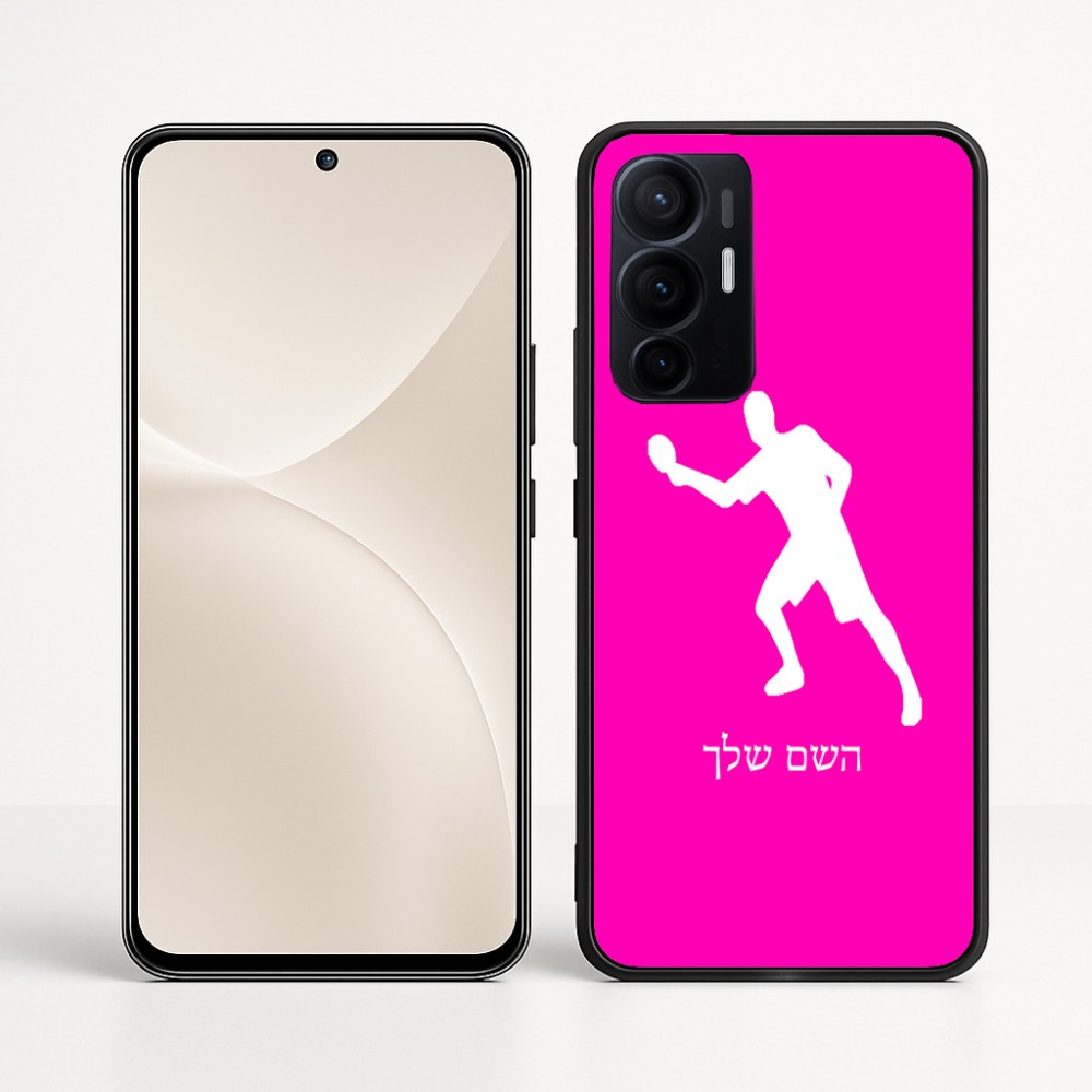 כיסוי בעיצוב אישי עם השם שלך לדגם - Realme 16 Pro+ 5G בעיצוב שחקן פינג פונג