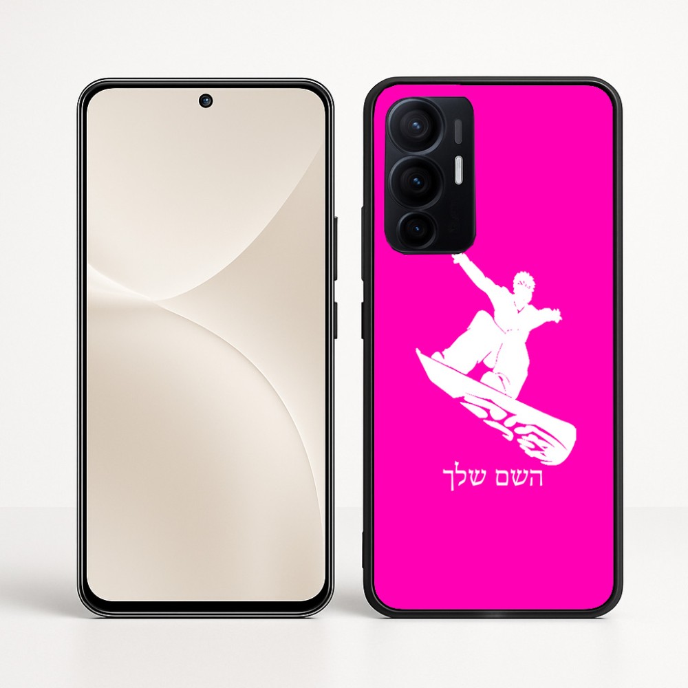 כיסוי בעיצוב אישי עם השם שלך לדגם - Realme 16 Pro+ 5G בעיצוב סנובורדיסט
